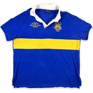 VINTAGE MENS Polo Ralph Lauren Custom Fit '67 Rugby League Tourney Polo XXL